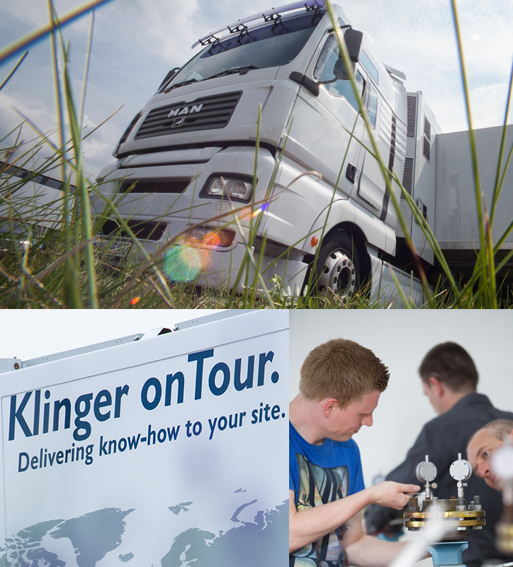 Training for flange mounting in accordance with EN1591/4