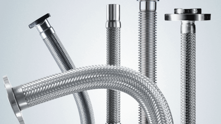 Corrugated metal hoses