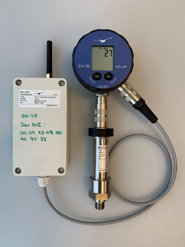 Hydrostatische LoRa-niveausensor