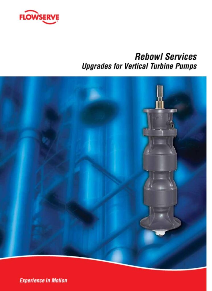 Rebowl services vertical pumps