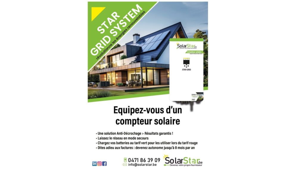 Equipez-vous d’un compteur solaire Solar Star !