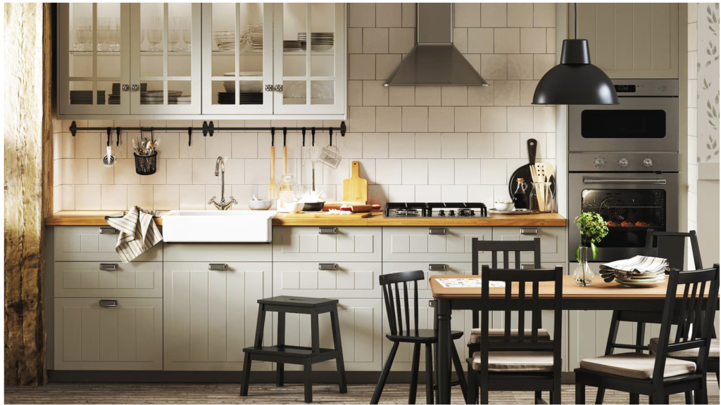 IKEA – STENSUND cuisine rustique beige
