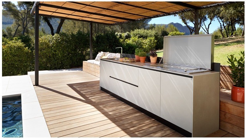 Une cuisine extérieures sur-mesure !