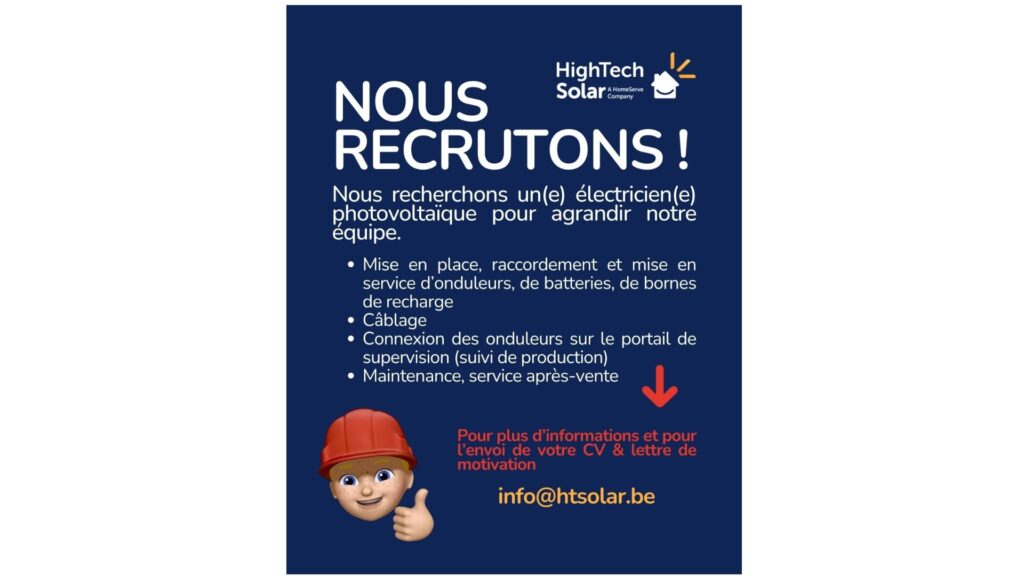 Tu es électricien(ne) et tu veux rejoindre une équipe sympa, motivée et tournée vers l’avenir ?