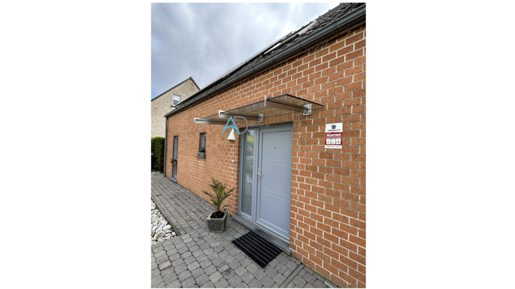 Marquise Inox/ verre