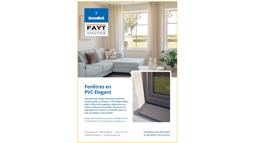 Deceuninck – châssis pvc