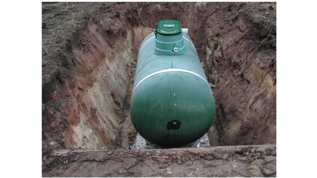 Placement et installation d’un citerne à gaz souterraine