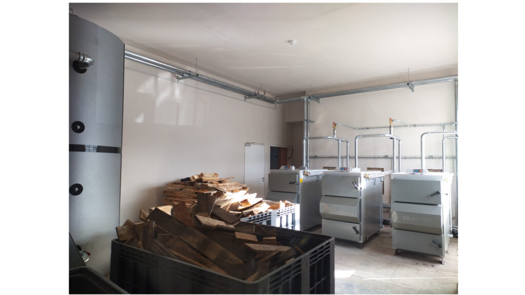 Installation de chaudières à biomasse