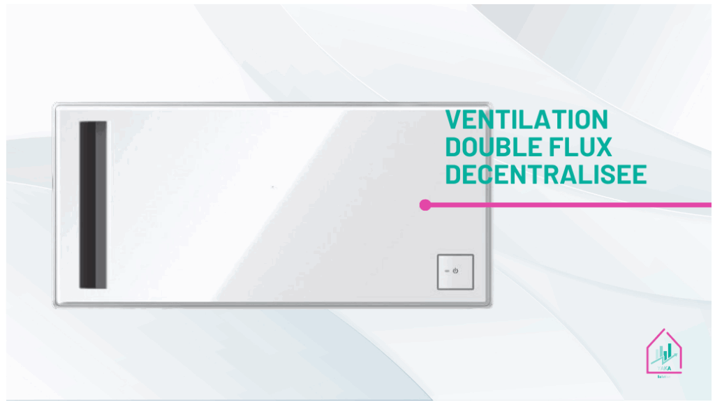 Ventilation double flux décentralisée Mitsubishi Lossnay LV50 et LV100