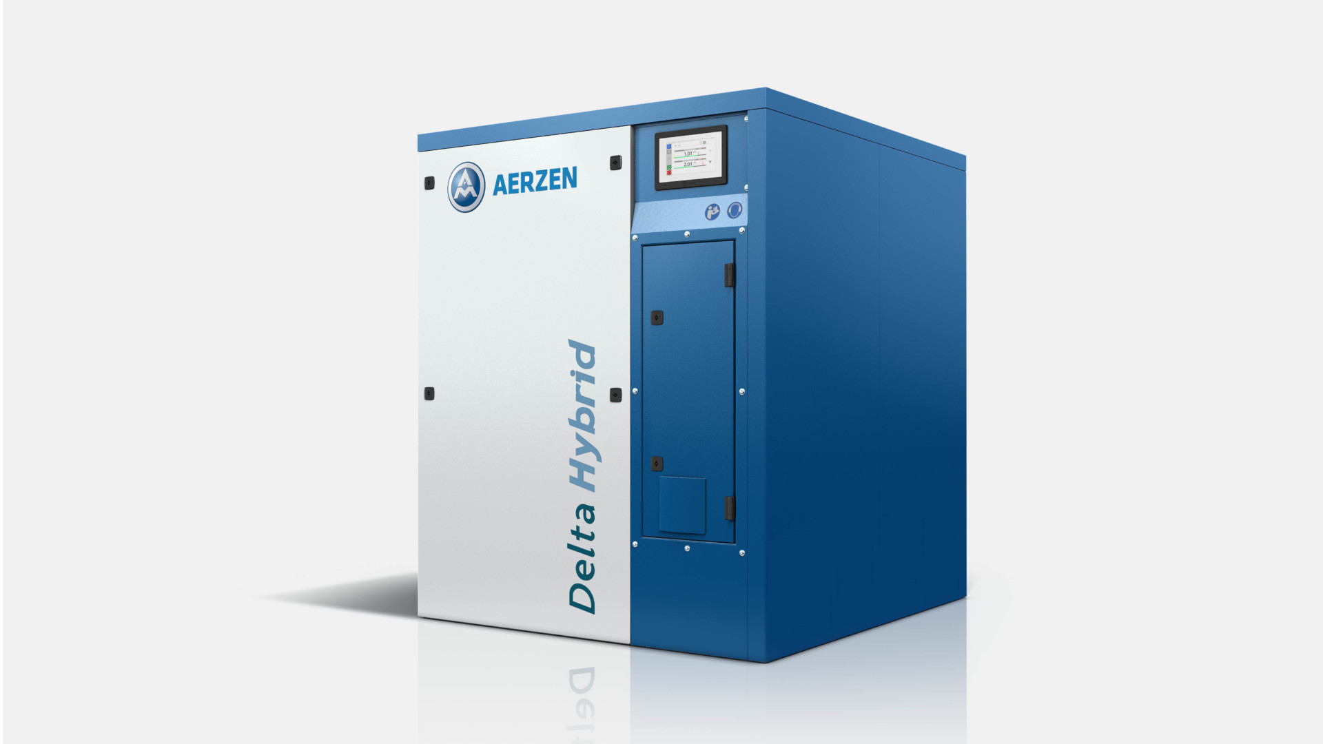 Neue Delta Hybrid Baugrößen: Maximale Energieeffizienz, minimale Gesamtbetriebskosten. AERZEN erweitert seine erfolgreiche Schraubengebläse-Serie.