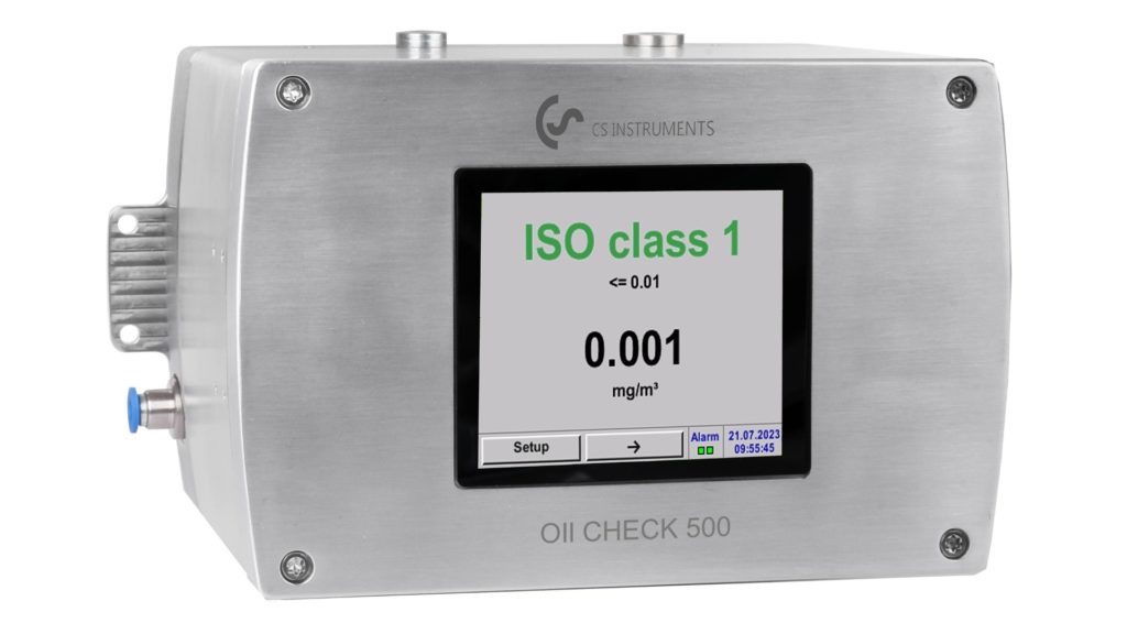 Compteur d’huile résiduelle pour l’air comprimé