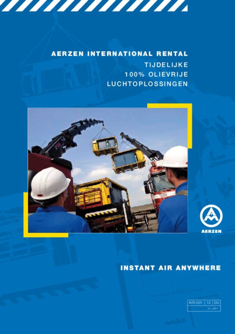 Aerzen International Rental BV verleent u volgende diensten :