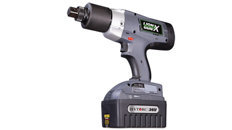 Le nouveau LION Gun X : la puissante clé dynamométrique sans fil qui revient à la base.