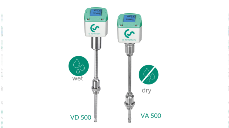Insteek debietmeter voor perslucht type VA500 en VD500