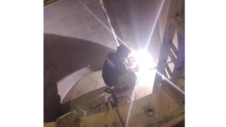 Welding and construction works