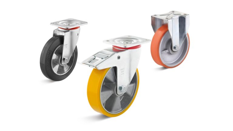 Roulettes robustes jusqu’à 1 250 kg