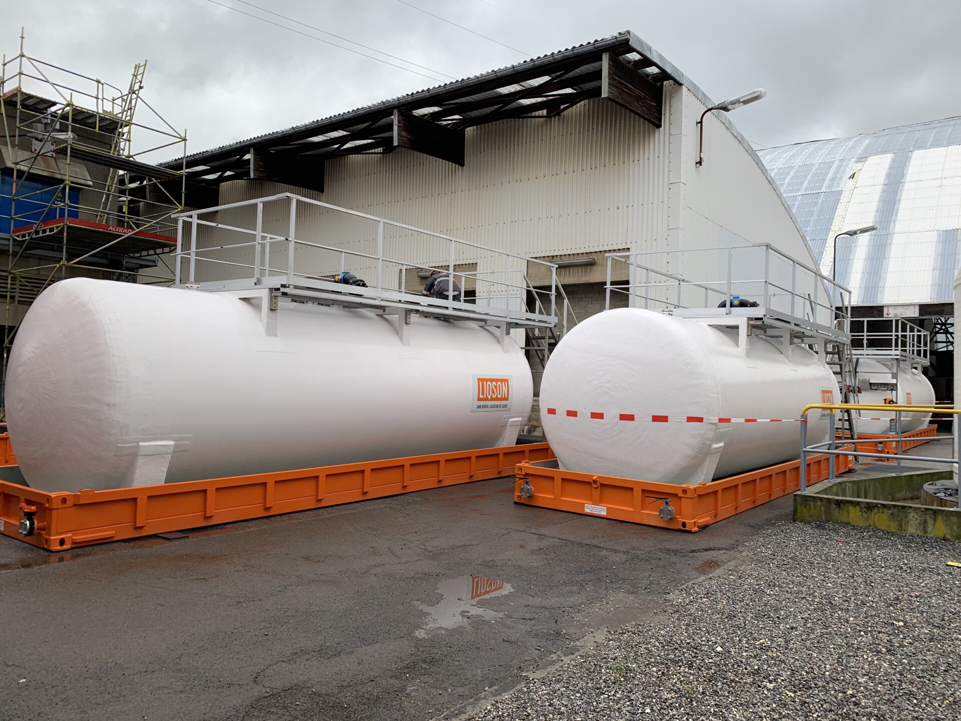 Vlarem-keurklare dubbelwandige huurtanks