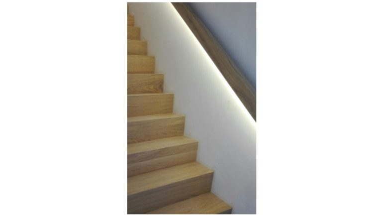 Moderne eiken trappen, met recht of Z profiel