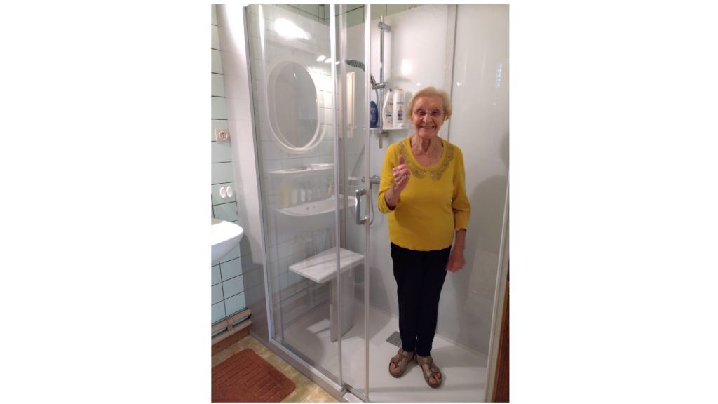 Bad vervangen door douche te Pijpelheide