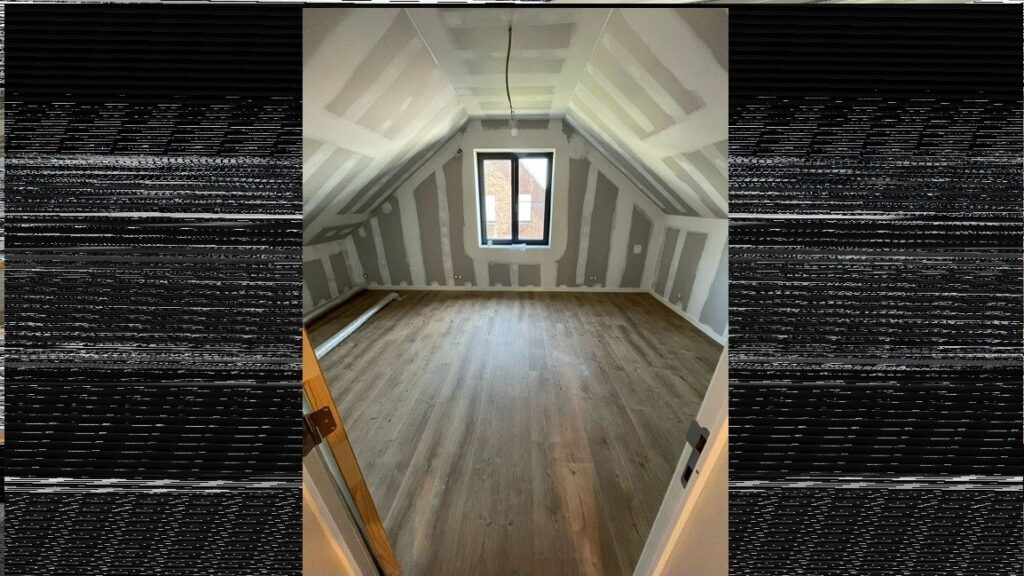 Totaal renovatie zolder voor 3 kamers – badkamer en toilet