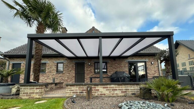 Terrasoverkapping in aluminium