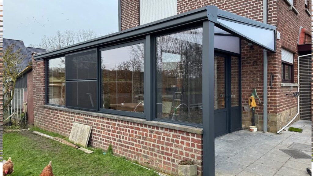 Veranda in aluminium