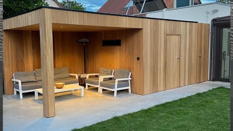 Eiken tuinhuis/poolhouse