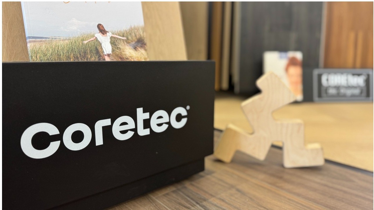 Vloerist erkend als Coretec ambassadeur voor regio Antwerpen