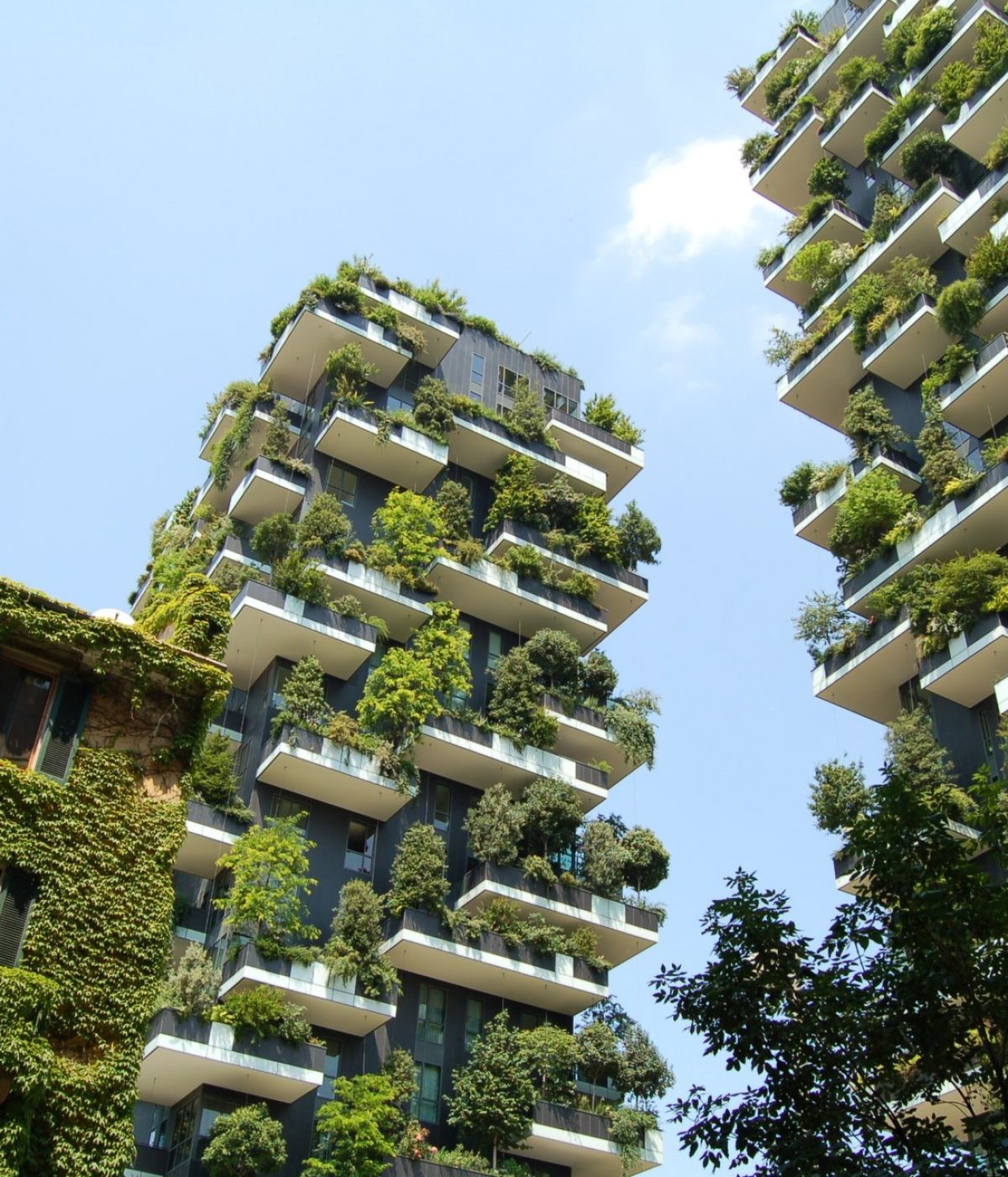 appartement met groene terrassen