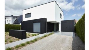 Gevelisolatie met siliconen sierpleister Cantilana