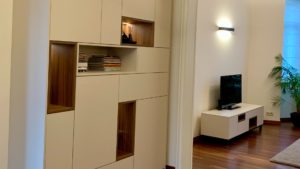 Maatkasten in lijn met de woning