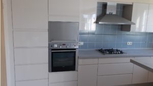 Renovatie van de keuken.