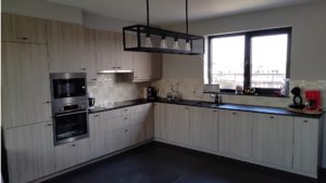 Renovatie van de keuken.