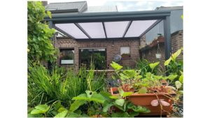 Terrasoverkapping in aluminium
