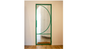 Unieke stalen binnendeur met ronde boog