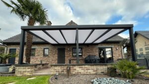 Terrasoverkapping in aluminium