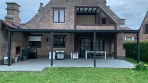 Terrasoverkapping in aluminium