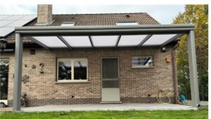 Terrasoverkapping in aluminium
