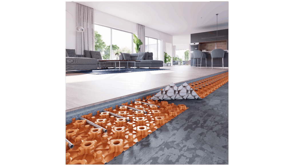 Zelfklevende variant voor Schlüter-BEKOTEC-THERM