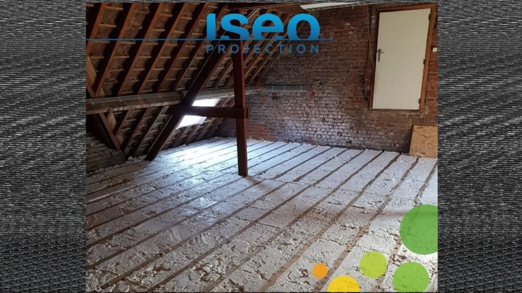 ZOLDERVLOER – Opencelliig PU-schuim brut gespoten