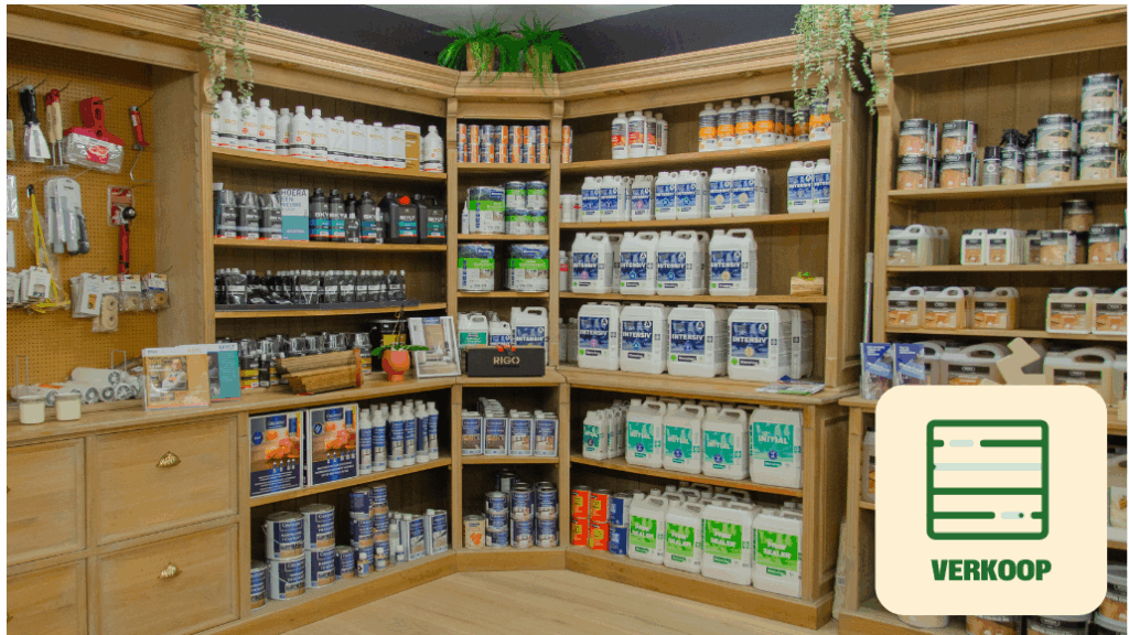 Verkoop van alle producten en toebehoren