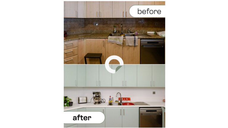 Before/After keukenwrap