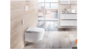 Japans douchetoilet (hangtoilet)