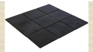 The Mosaic Factory Kasba moza&iuml;ektegel &ndash; Porselein Black glans