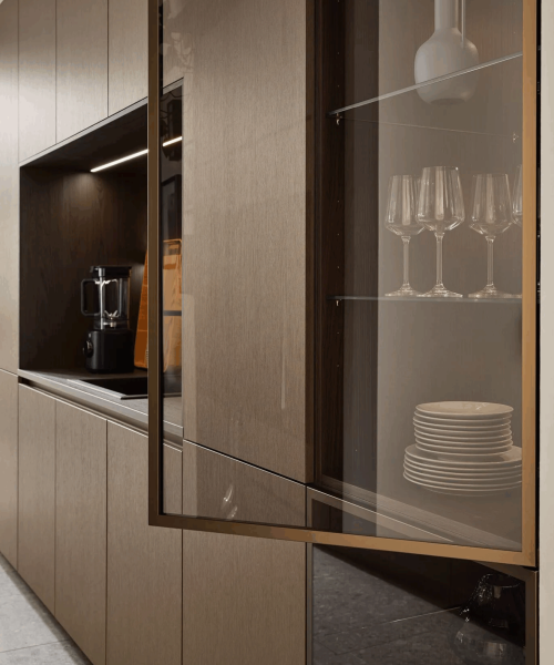 Decoratief en afgeronde keuken