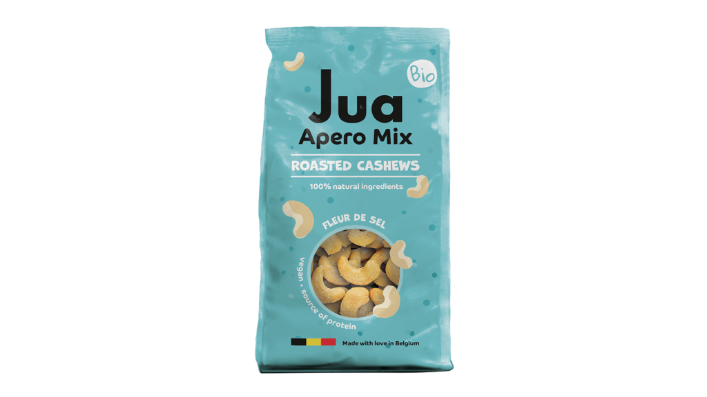 Apéro mix noix cajou fleur sel 150g BIO – Jua