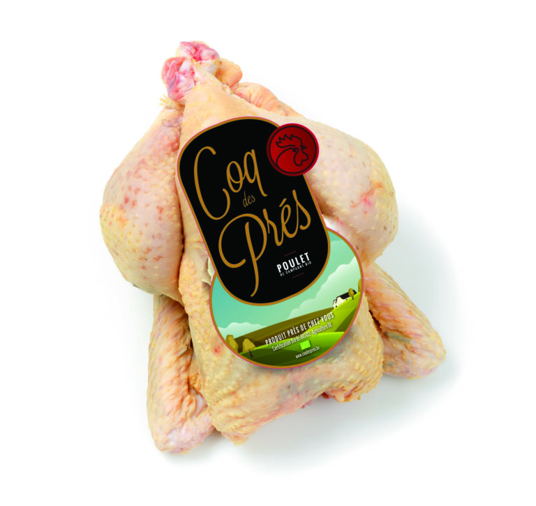 Poulet entier bio Coq des Pr&eacute;s