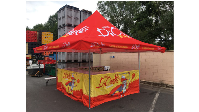 Tente Pliantes Professionnelles Impression sur mesure