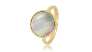 Unieke gouden ring met bijzondere Black Pearl edelsteen