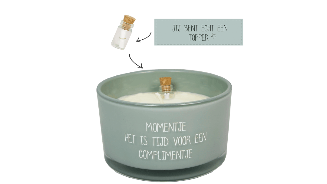 Message in a bottle candles